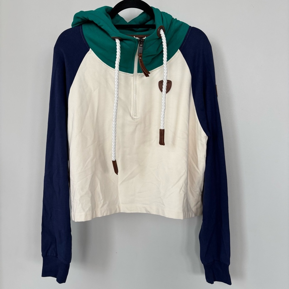 Wanakome‎ Color Block Hoodie Size L
